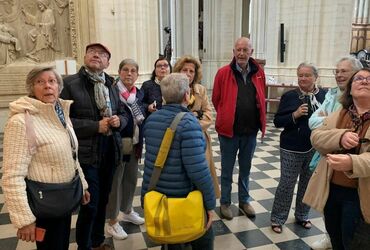 VISITE GUIDEE INSOLITE DE LEUVEN AVEC EN POINT D'ORGUE:LA BIBLIOTHEQUE